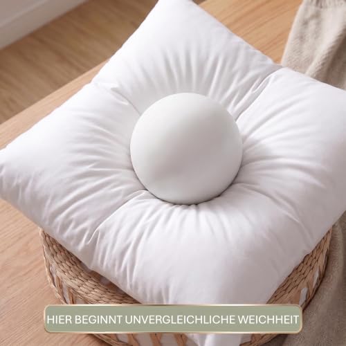 Utopia Bedding Outdoor Kissen wetterfest 50x50 cm 4er Set Kissen für Couch – Ansicht 4