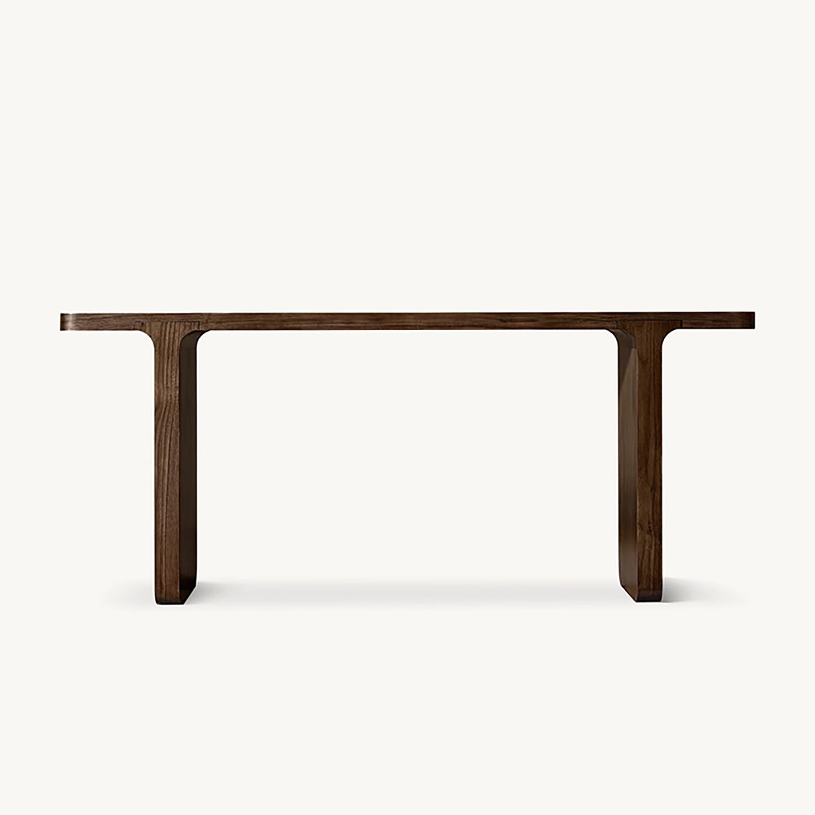 Mesa de entrada estrecha para decorar un vestíbulo rústico y acogedor