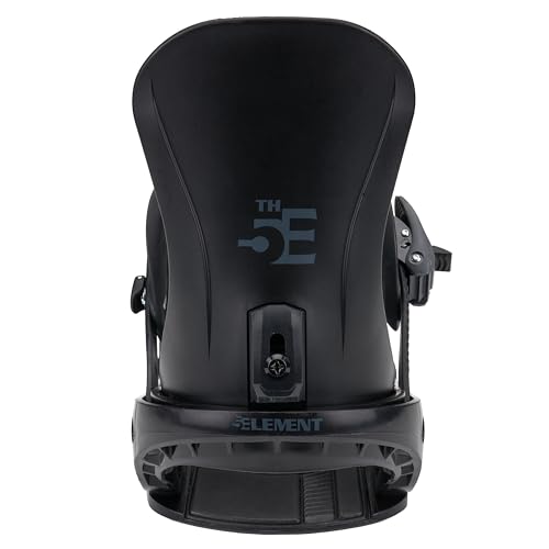 image for 5th Element Summit Stealth Adult Snowboard Bindings for Men-Designed f