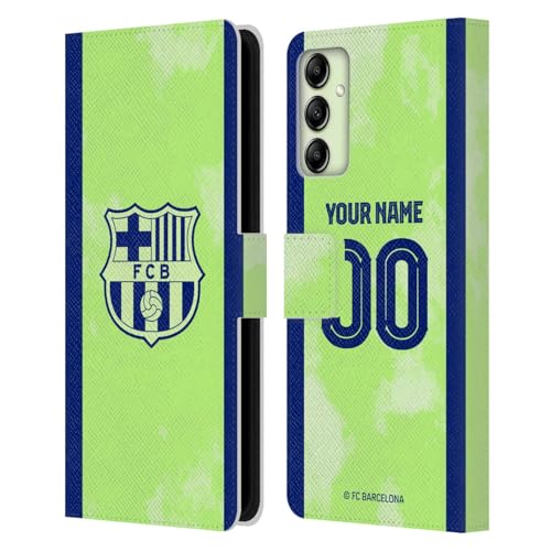 Protection Samsung Galaxy A14 5G FC Barcelona portefeuille coque personnalisée cuir