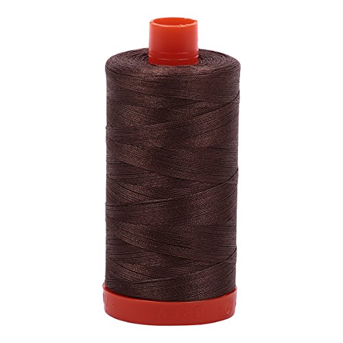 Aurifil 50wt Algodón 1,422yd - Bark miniatura 1