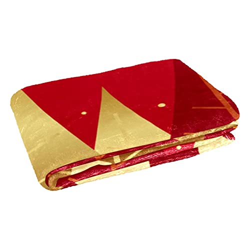 Couverture Noël rouge douce 150x100 cm cadeau idéal lit et canapé - 3