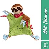 BESONDERS HYGIENISCH: Schnuffeltuch waschmaschinenfest bei 30°, Hohe Sicherheit: Angenähtes Halstuch - kein Verschlucken möglich, Hochwertige Materialien und Verarbeitung - Mechanik und chemische Werte durch akkreditierte Prüfinstitute geprüft.