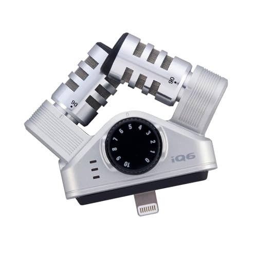 ZOOM ズーム スマホマイク iPhone iPad 用 マイク Amazon | ZOOM ズーム iQ6 Lightning接続 XYステレオマイク iPhone