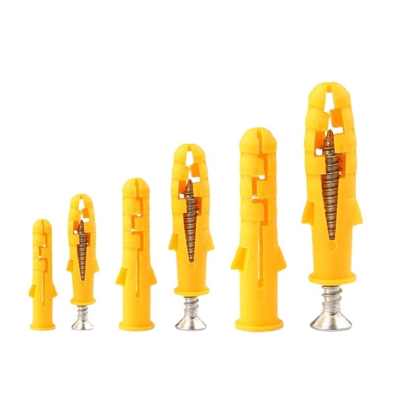 Tacos para pared, pernos de anclaje, Juego de 30 tacos y tornillos de expansión con cabeza Phillips M6-M10(8x135mm)