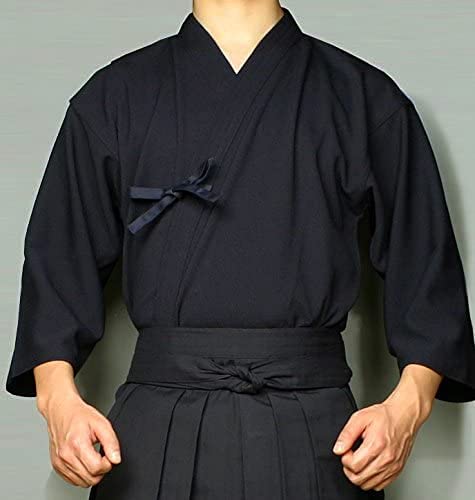 剣道屋 織刺調・紺ジャージ剣道着(上着) (3.5号)