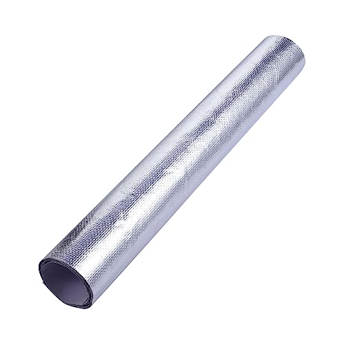 iplusmile Aluminized Fiberglass Sheet Adhesive Backing Heat Shield Protection Mat Resistant to Dirt Grease and Road Grime 30cm x 60cm