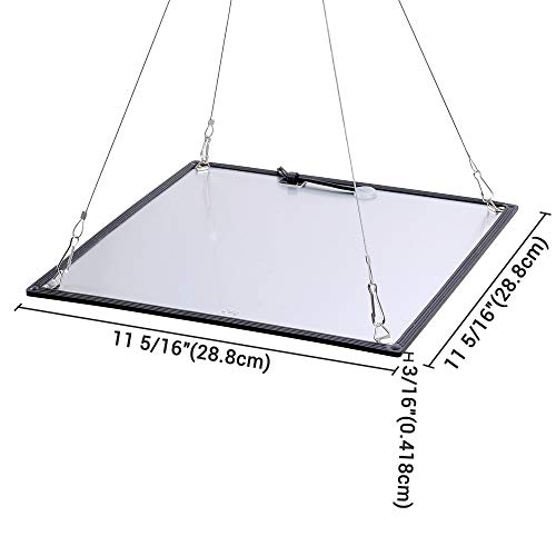 Yescom 225 Blue Red Orange White Leds Grow Light Ultrathin Panel Lamp Hydroponic Plant For Growing Room (Pack Of 4) #TOP7