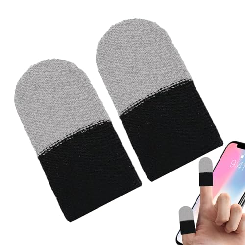 Luvas de dedo para jogadores, mangas de jogo à prova de suor, luvas móveis, mangas de dedo, capas de