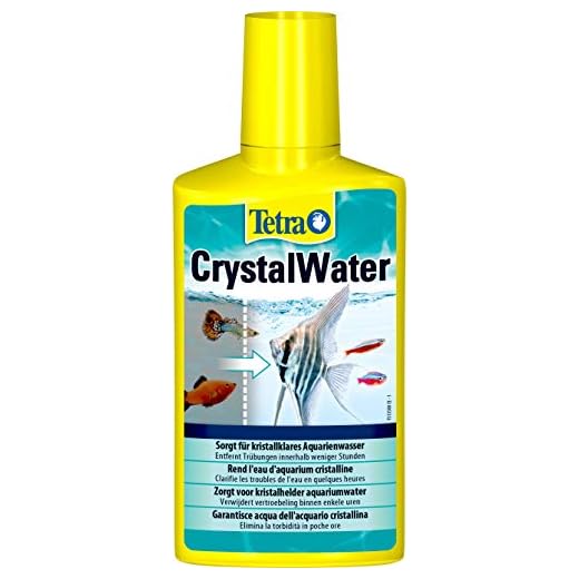 Tetra CrystalWater 250 ml, Elimina in Modo Facile e Veloce l'Intorbidimento dell'Acqua dell'Acquario