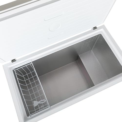Willow W300CFW 292L Freestanding Chest Freezer with Removable Storage Basket, Electronic Thermostat, 4* Freezer Rating, Low Noise, 2 Years Warranty - White - Image 5