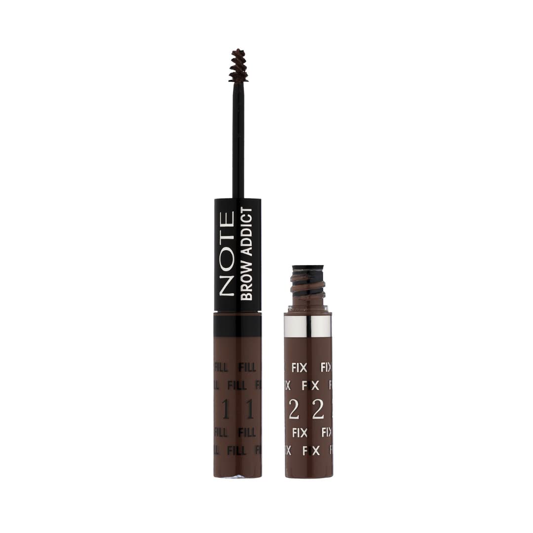 Note Cosmetics Brow Addict Fix&Fill 03 – Kaş Farı&Maskarası 2'si 1 Arada