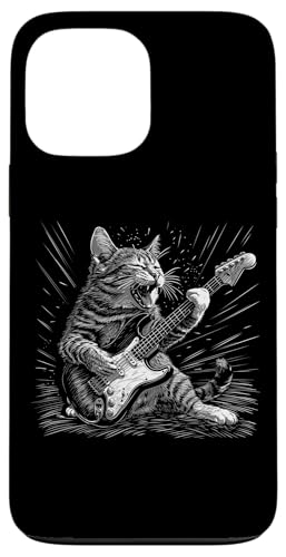 Bass Guitar Cat Jazz Rock Metal Music Blues Kitty �X�}�z�P�[�X iPhone 13 Pro Max �p