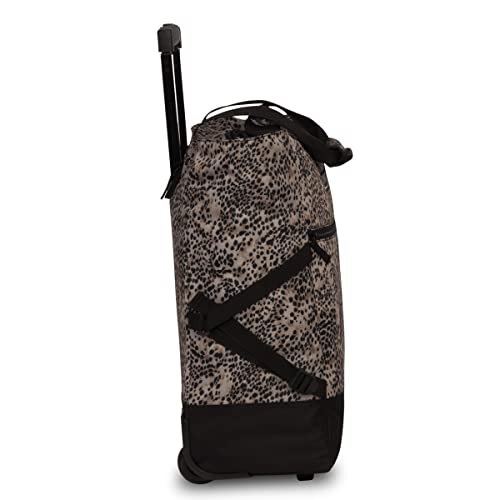 Punta Wheel Print Einkaufstrolley Einkaufsroller Einkaufswagen Shooping Trolley 10008, Farbe:Schwarz/Beige – Bild 4