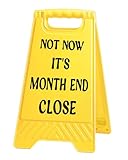 Tax Season Decor, Office Accountant Desk Sign for Tax Preparer CPA Coworker Employee Bookkeeper, Funny Humor Cubicle Accounting Gifts for Men Women, Month End