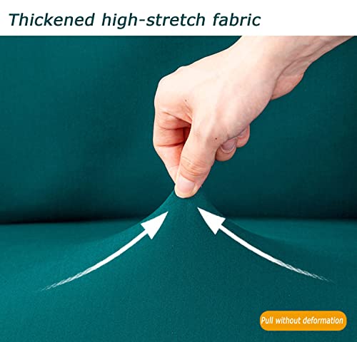 Housse de canapé extensible vert 1 place extensible 90-140 cm