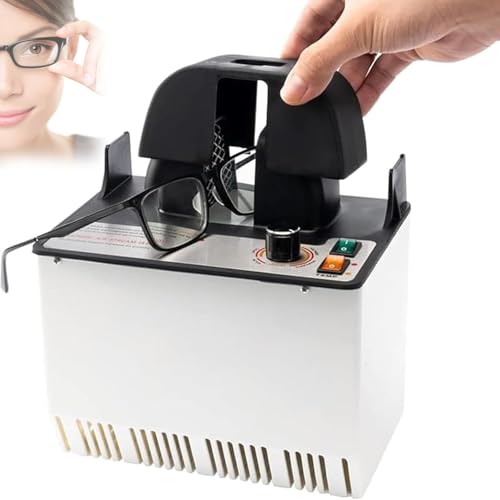 hocvseo Calentador De Marco De Anteojos, Calentador De Marco De Anteojos Ópticos De 500 W, 2 Niveles De Temperatura Ajustable, Calentamiento Uniforme Rápido, para Marcos De Anteojos No Metálicos