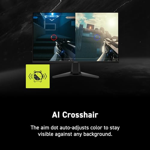 Image of msi MAG 275QF E20 27-inch 2560 x 1440 (WQHD) Gaming Monitor, 200Hz, AMD FreeSync Premium, NVIDIA G-SYNC Compatible, HDR Ready, HDMI, VGA Port, VESA, Tilt, 0.5ms, Black