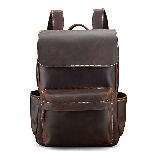 1pcs Backpack Retro Men's Bag Men's Backpack Large-capacity Travel Bag Trendy Youth(D)