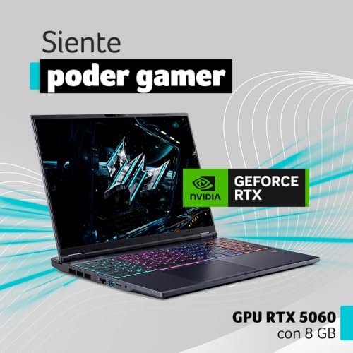 Acer Predator Helios Neo 16 AI Laptop Gamer Core Ultra 7 255HX RTX 5060 32GB RAM 1TB SSD - Imagen 2