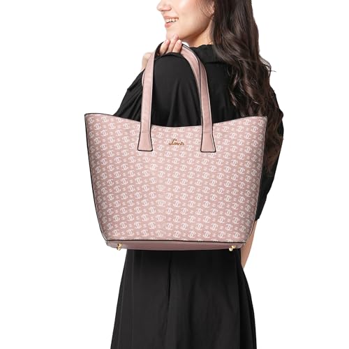 Image of Lavie Women's Mono LL Harper Tote Bag for Women | Tote Bag for Work | Ladies purse | Stylish Shoulder Bag | Gift for Women