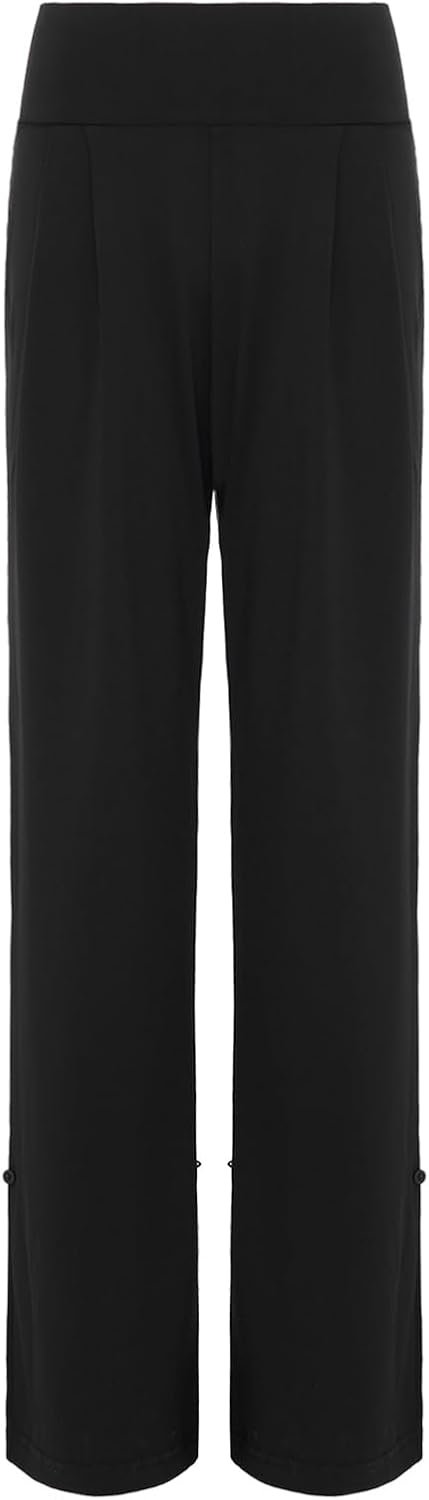 Women Latin Modern Ballroom Dance Pants Performance National Standard Waltz High Waist Trousers for Dancing