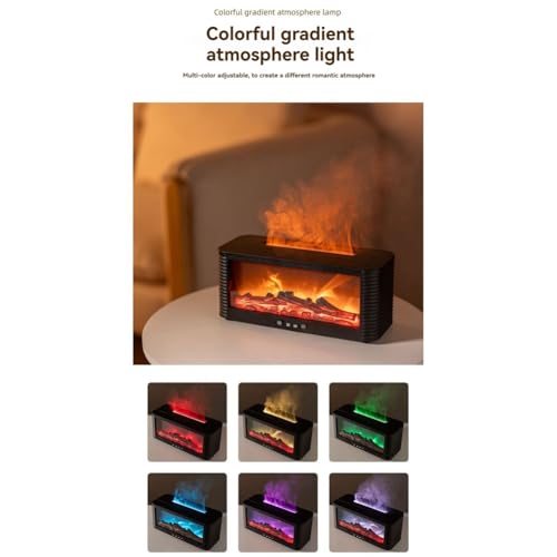 Mini cheminée de chambre élégante avec diffuseur d'huiles essentielles esthétique - 6