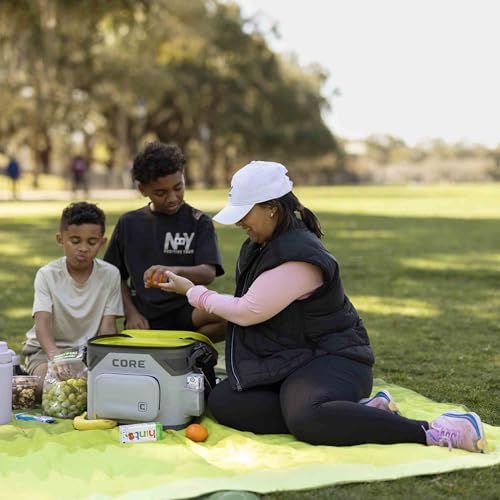 Image of CORE Magnetic Leak Proof Soft Cooler with Waterproof Zipper | Insulated Bag Portable Ice Chest Box | Best Soft Cooler for Food & Beverages for Tailgating, Car Camping, Travel, and Family Beach Picnics