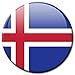 Kühlschrankmagnet Flagge Island Magnet Länder Flaggen Reise Souvenir für Kühlschrank stark groß 50 mm