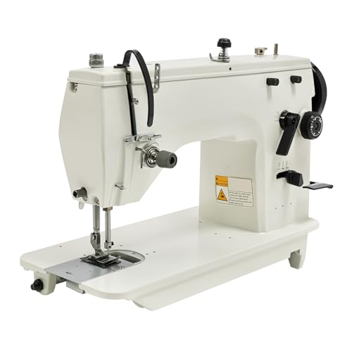 ARPITUYN Industrial Sew Machine, 2000 Stitches/min Cast Iron Heavy Duty Sewing Machine with Accessory Kit and Adjusting Stitch Clamp, Straight Stitch Sewing Machine for Enthusiasts & Beginners