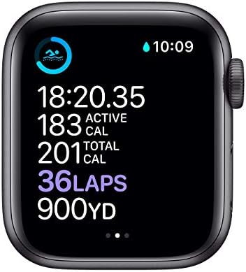 Apple Watch Series 6 (GPS, 40mm) - Space Gray Aluminum Case with Black  Sport Band (Renewed) : Electronics