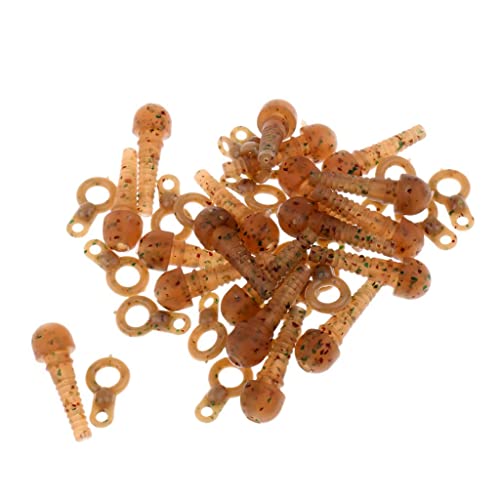 BESSTUUP 20pcs Fishing Connector Edges Tadpole Beads Multiple Beads