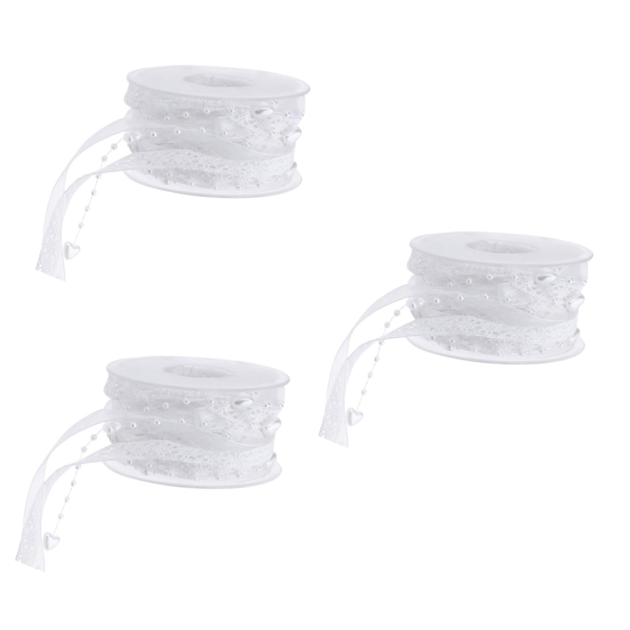 Ruban blanc mariage idéal pour sublimer vos tables de fête et bouquets de mariée