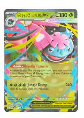 Pokemon - Mega Venusaur ex 013 - Mega Evolution Black Star Promo - Single Card Foil