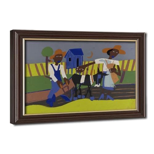 Toile Sowing William H Johnson pour créer une ambiance artistique et inspirante au bureau