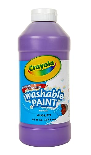 Image of Crayola Washable Paint, Violet, 16oz