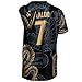 PURESTOF #7 Special Dragon Edition Kids Soccer Jersey Kit Shorts Youth Sizes (Black, 140 (6-7 Years Old))