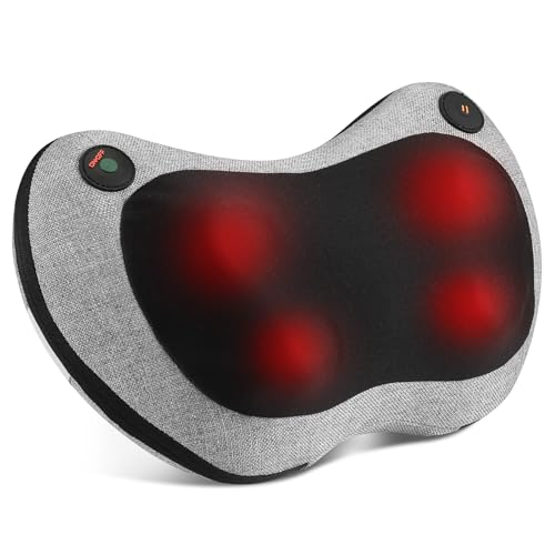 Shiatsu Massaggiatore Elettrico con Funzione di Calore per Collo, Schiena, Massaggiatore Elettrico...