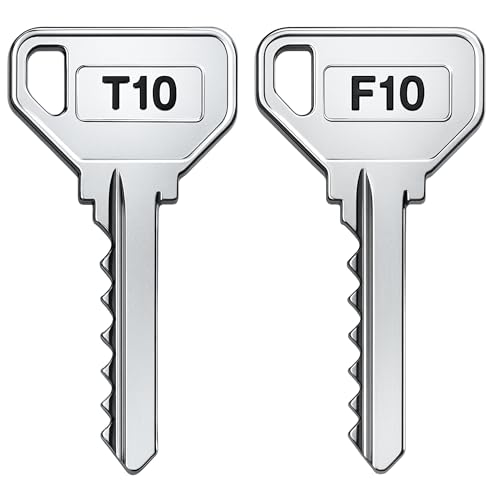 2 Pass PTT | Clés T10 + F10 | Pour Boîte aux Lettres Normalisée avec Barillet Standard La Poste.