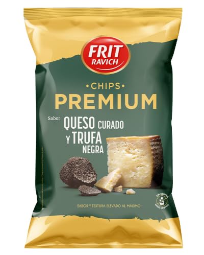 Premium Kartoffelchips Käse Trüffel 150g x 12 – Extra dünne knusprige Chips, intensiver Käse- & Trüffelgeschmack, ideal für Partys