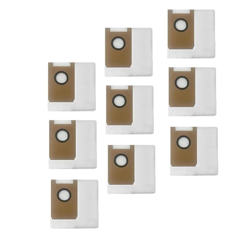 Sac à poussière compatible Loorow AT800 pour aspirateur balayeuse, lot de 9 pièces