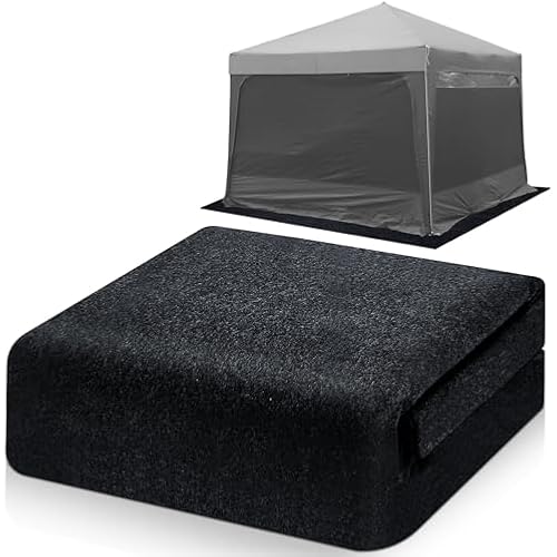 Tinideya 10 x 10 ft Tent Carpet Outdoor Rug Floor Mat Waterproof Non Slip