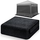 Tinideya 10x10 ft Outdoor Storage Shed Floor Mat Waterproof, Non Slip & Washable Camping Tent Carpet for Outdoor Camping, Lawn Supplies (Storage Shed Not Included)
