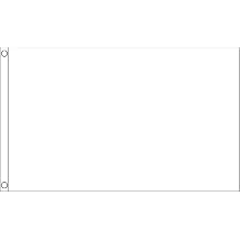 Plain White Large Flag 8ft x 5ft 240cm x 150cm
