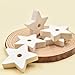 POPETPOP 5pcs Wooden Parrot Chewing Toy Hanging Birdcage Accessory for Birds Durable and Lightweight for Playtime and Cage Decoration