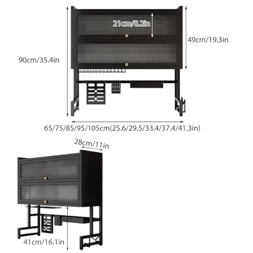 Support de séchage à plat 2 niveaux rigide en acier au carbone - 2