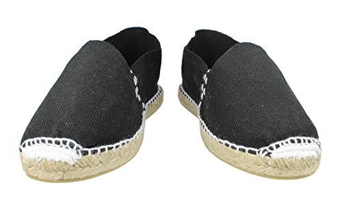 Alpargatus  Espadrillas Classica Piatta, Uomo Nero Size: 45 EU