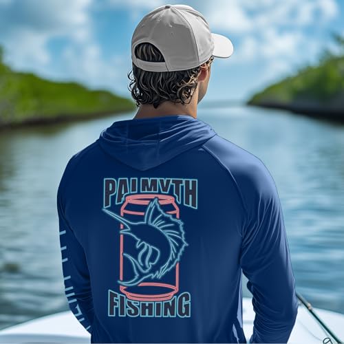 Image of Palmyth Fishing Shirts for Men Long Sleeve UPF 50+ Sun Protection Hoodie