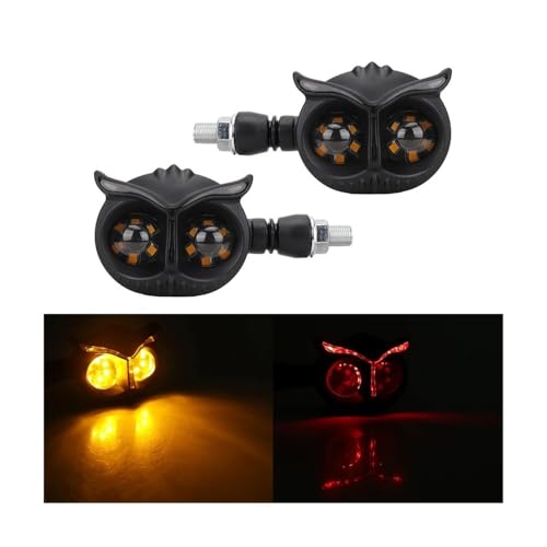 Feux stop clignotant pour moto DRL anti-collision éclairage 12V