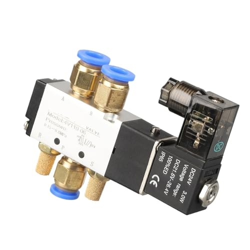 Distributeur pneumatique 4V110-06 à commutation rapide 5 voies AC 110V - 4
